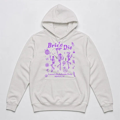 Personalized Classic Tee, 'Til Death Do Us Party, Laughing Bridal Crew Keepsake and Creative Gift for Bride