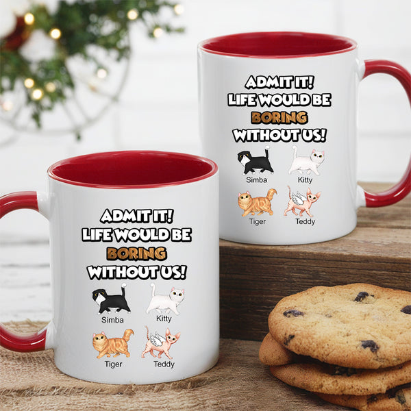 Special Custom Mug for Pet Lovers - Two-Tone Ceramic Mug for Daily Use and Gifting