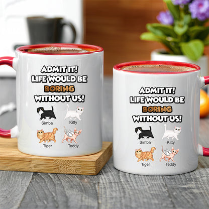 Special Custom Mug for Pet Lovers - Two-Tone Ceramic Mug for Daily Use and Gifting