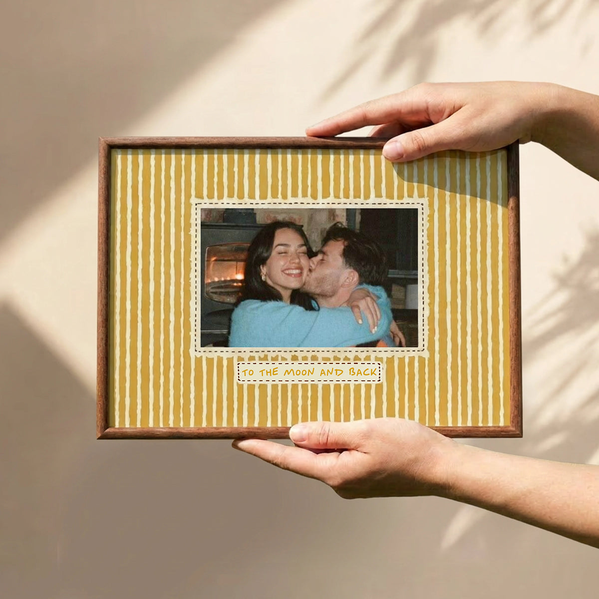 Wooden Photo Frame for Baby Memories, Personalized Family Keepsake and Unique Gift for Home Display