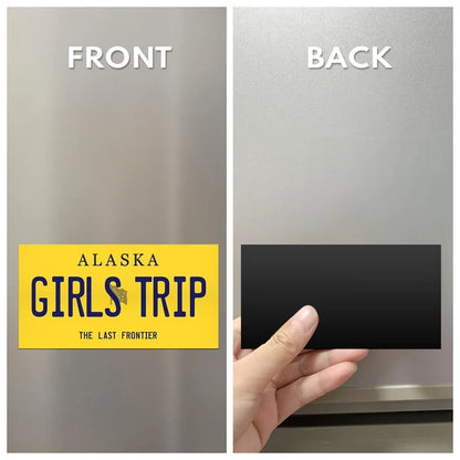 Personalized Acrylic Magnet, Custom State Cruise Door Sign for Family Vacation, Unique Creative Gift