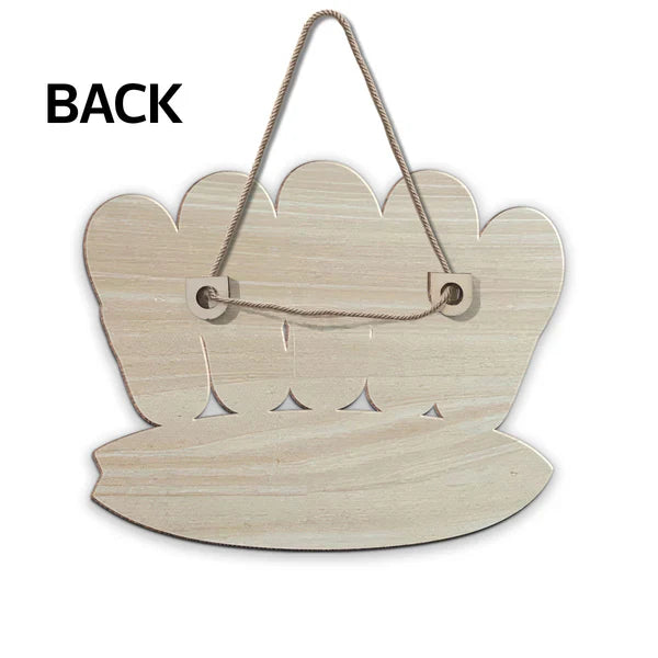 Personalized Wooden Sign With Patriotic Flip Flops, Unique Gift for Grandma & Grandpa