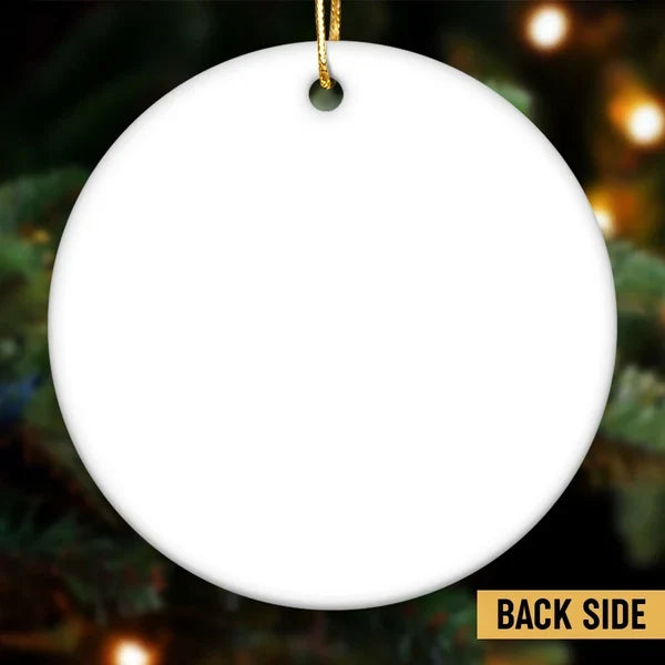 Personalized Ceramic Ornament, Seated Soccer Athlete on Field, Unique Christmas Gift for Soccer Player