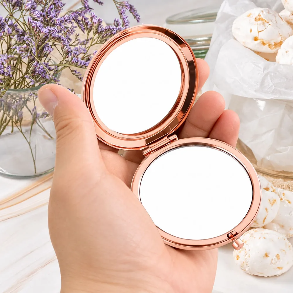 Forever My Pride and Joy Metal Compact Mirror, Personalized Creative Gift for Granddaughter