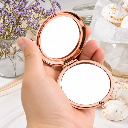 Forever My Pride and Joy Metal Compact Mirror, Personalized Creative Gift for Granddaughter