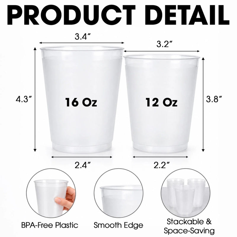 Personalized Frosted Plastic Cup, Grandkids Spoiled Here, Backyard BBQ, Unique Gift for Grandparents