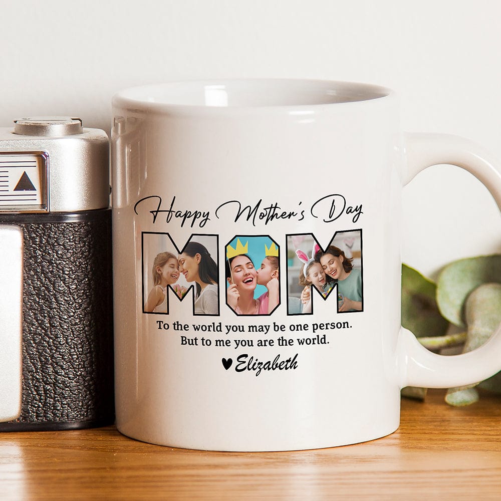 GeckoCustom Custom Photo Happy Mother's Day To Mom Mug K228 889069