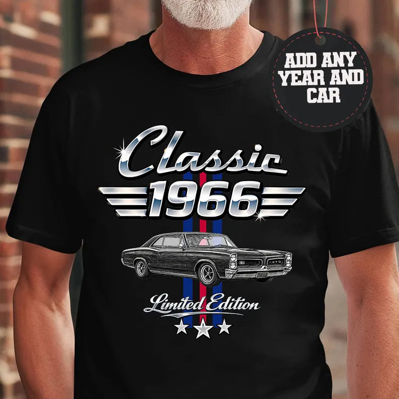 Classic Car Baseball Cap, Personalized Nostalgic Keepsake, Creative Gift for Husband or Car Enthusiast