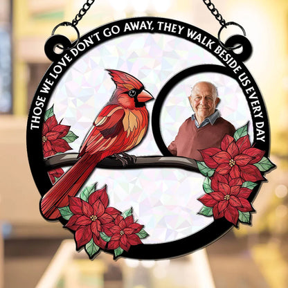 Personalized Layered Ornament, Always With You Cardinal Tribute, Creative Sympathy Gift for Loved Ones