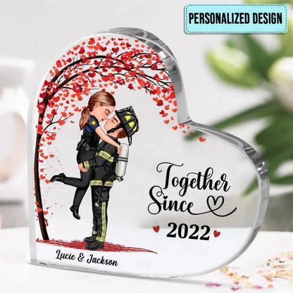 Personalized Acrylic Plaque For Couples - Gifts by Occupation - Casual/Work Uniform/Christmas/Wedding Styles