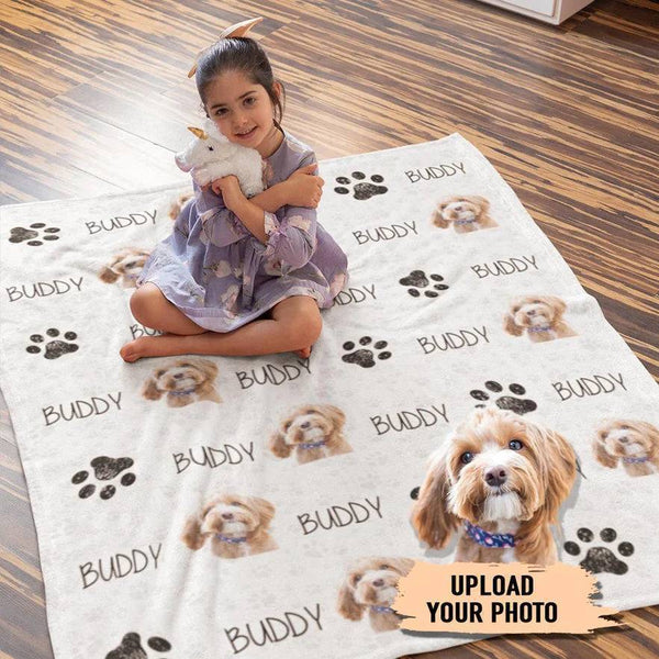 Personalized Custom Blanket for Pet Dog Cat - High Quality Cozy Blanket