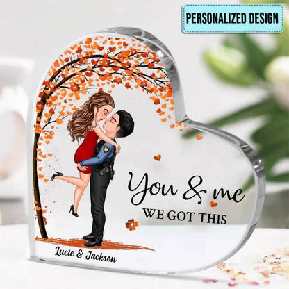 Personalized Acrylic Plaque For Couples - Gifts by Occupation - Casual/Work Uniform/Christmas/Wedding Styles