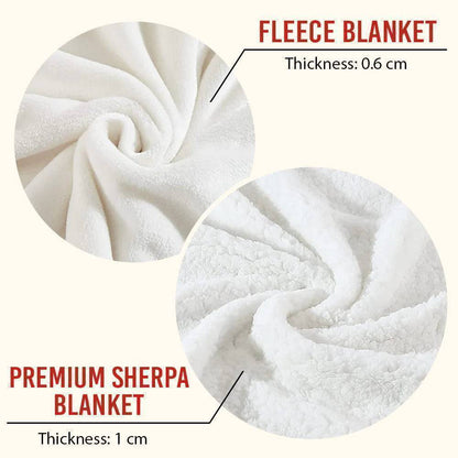 Personazlied Custom Gift For Wife - To My Wife Never Forget That I Love You - Fleece/Sherpa Blanket