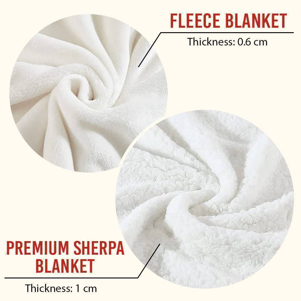 Personazlied Custom Gift For Husband - Never Forget That I Love You - Fleece/Sherpa Blanket