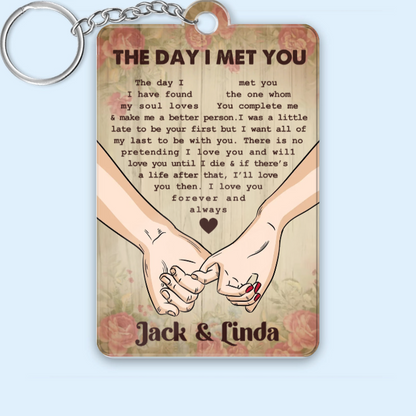 Couple Holding Hands Custom Vertical Poster – "Forever Love" Perfect Romantic Holiday Gift
