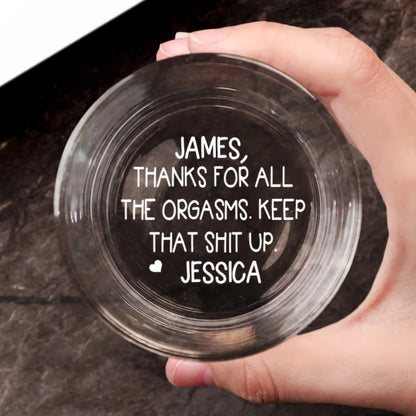Personalized Whiskey Cup - A Funny and Bold Gift for Your Partner