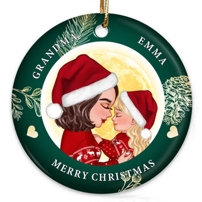 Personalized Christmas Ornament, Plaque, Keychain, Sign – Custom Gift for Grandmother and Kid Memories