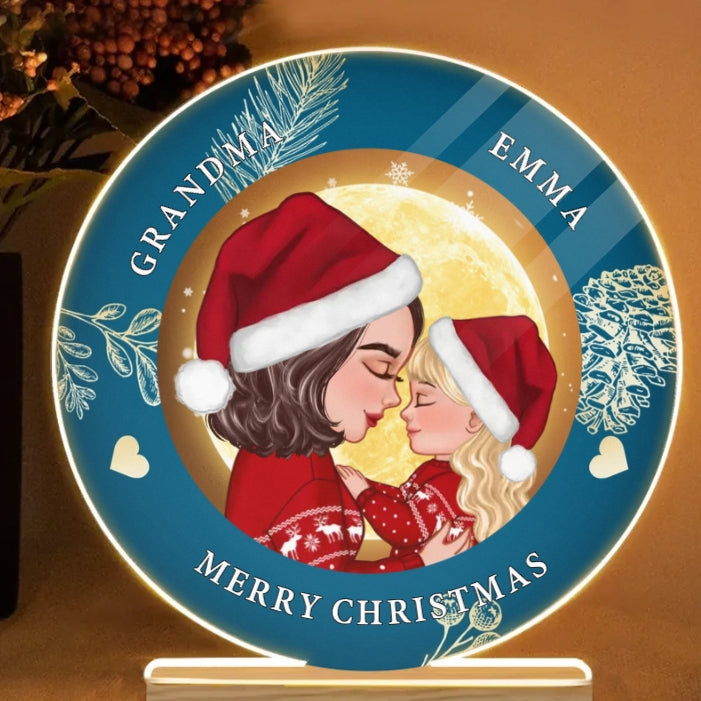 Personalized Christmas Ornament, Plaque, Keychain, Sign – Custom Gift for Grandmother and Kid Memories