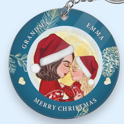 Personalized Christmas Ornament, Plaque, Keychain, Sign – Custom Gift for Grandmother and Kid Memories