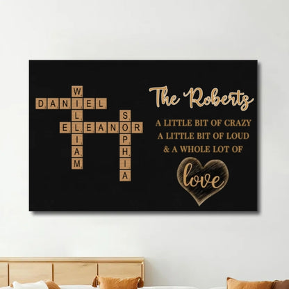 Customized Family Name Sign with Heartfelt Quotes - Perfect Personalized Gift for Home Decor