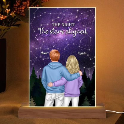 Under the Stars Personalized Couple Poster - A Unique Gift for Valentine’s Day & Anniversaries