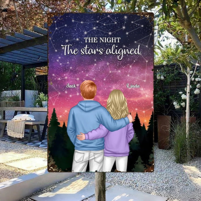 Under the Stars Personalized Couple Poster - A Unique Gift for Valentine’s Day & Anniversaries