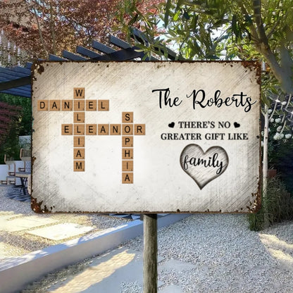 Customized Family Name Sign with Heartfelt Quotes - Perfect Personalized Gift for Home Decor