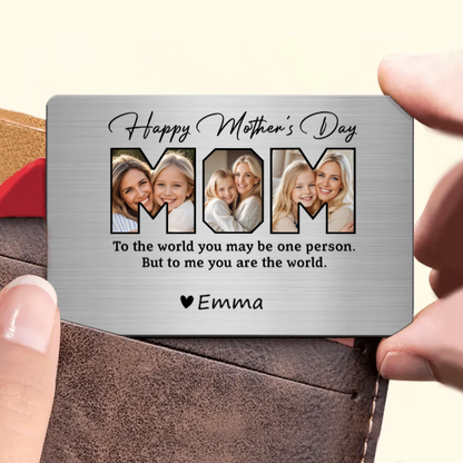 Personalized Mother's Day Poster - Custom Family Moments Canvas