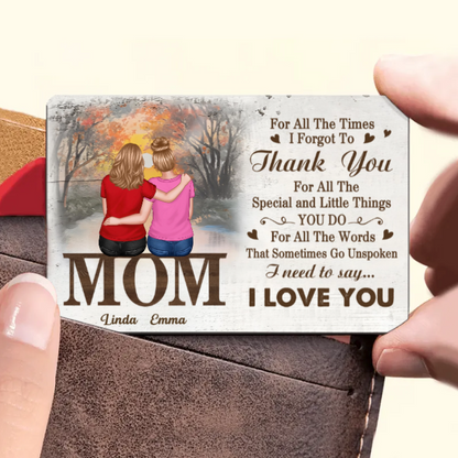 Grateful Love – Custom Poster Featuring a Heartwarming Moment with Mother and Daughter – Ideal Gift for Mother’s Day or Family Celebrations